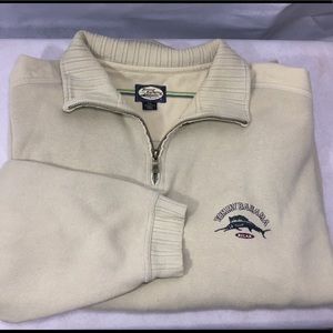 Tommy Bahama Cotton 1/4 zip sweater